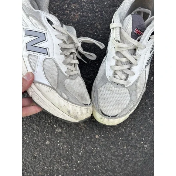 New Balance 990v3 Teddy Santis Sea Salt Size 12 Mens Used No Box - Picture 3 of 7